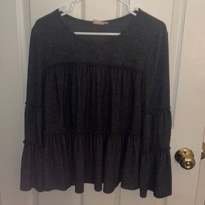 Dark Grey Blouse
